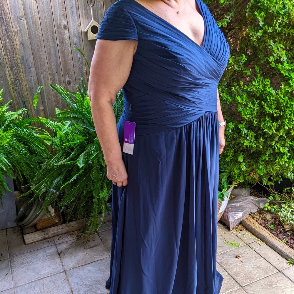 Navy blue cocktail or wedding guest dress JJs House